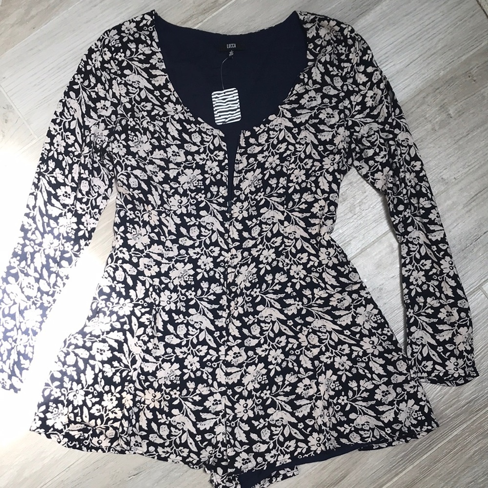 UO Luca floral romper
